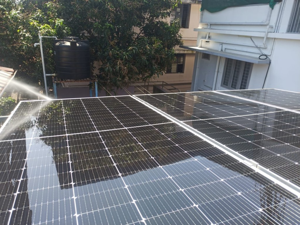 3 kW solar installation for Aysha George in Ravipuram, Kochi