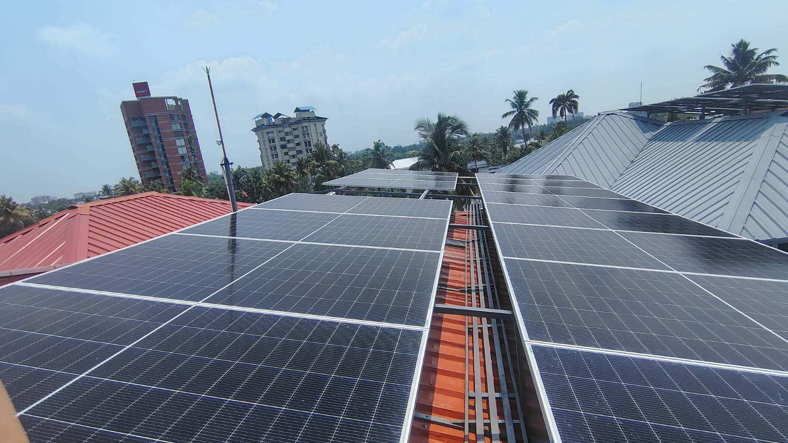Byju George – 10 kW solar installation in Thevara