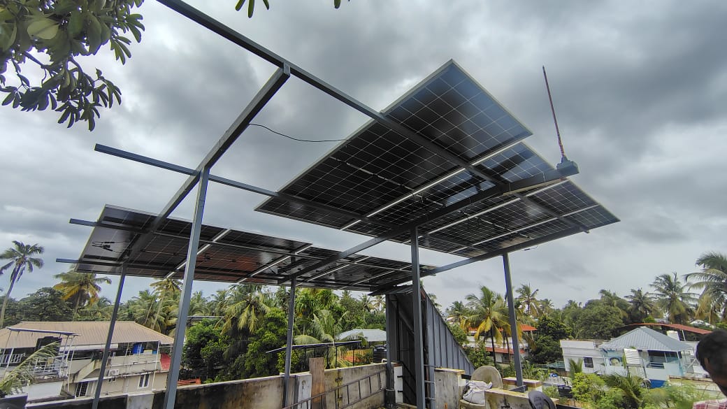Francis – 5 kW solar installation in Palluruthy