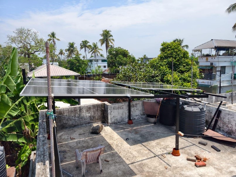 Misha Lal — Palluruthy · 3 kW സോളാർ ഇൻസ്റ്റാളേഷൻ