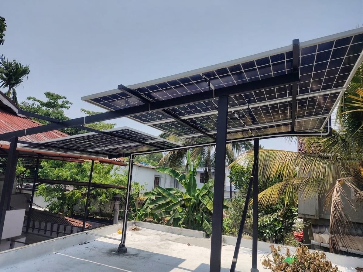 Sabu – 3 kW solar installation in Varapuzha