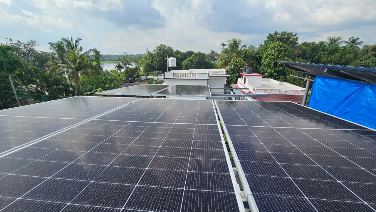 4 kW solar installation for Suresh in Eroor